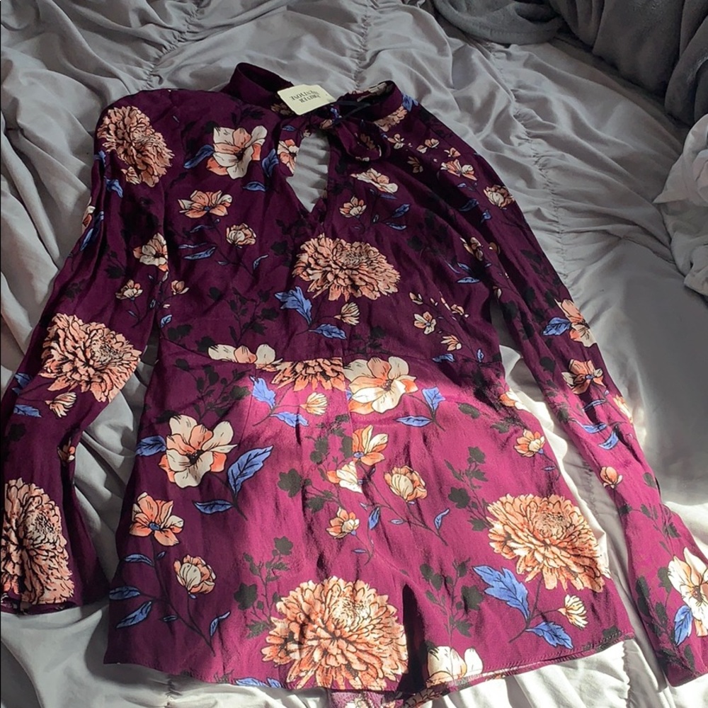 Long sleeve romper